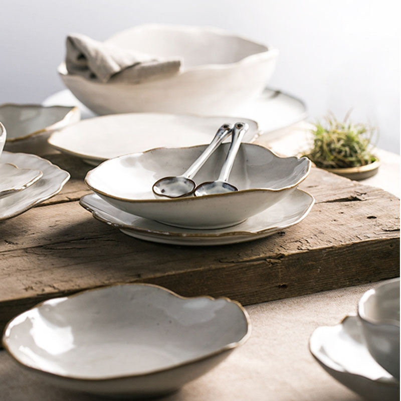 Irregular Ceramic Tableware for Stylish Dining