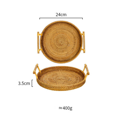 Modern Housewife Japanese Rattan Tray