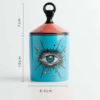 Ceramic Starry Eye Jar