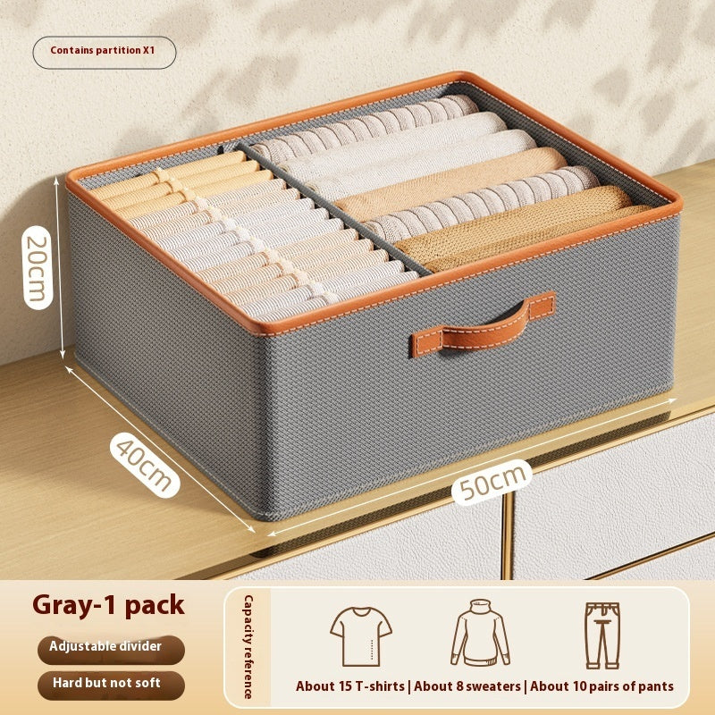 Clothes Storage Box Foldable Underwear Storage Box