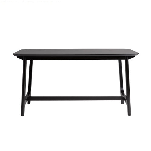 Mid-Century Modern Dining Table With Trestle Base