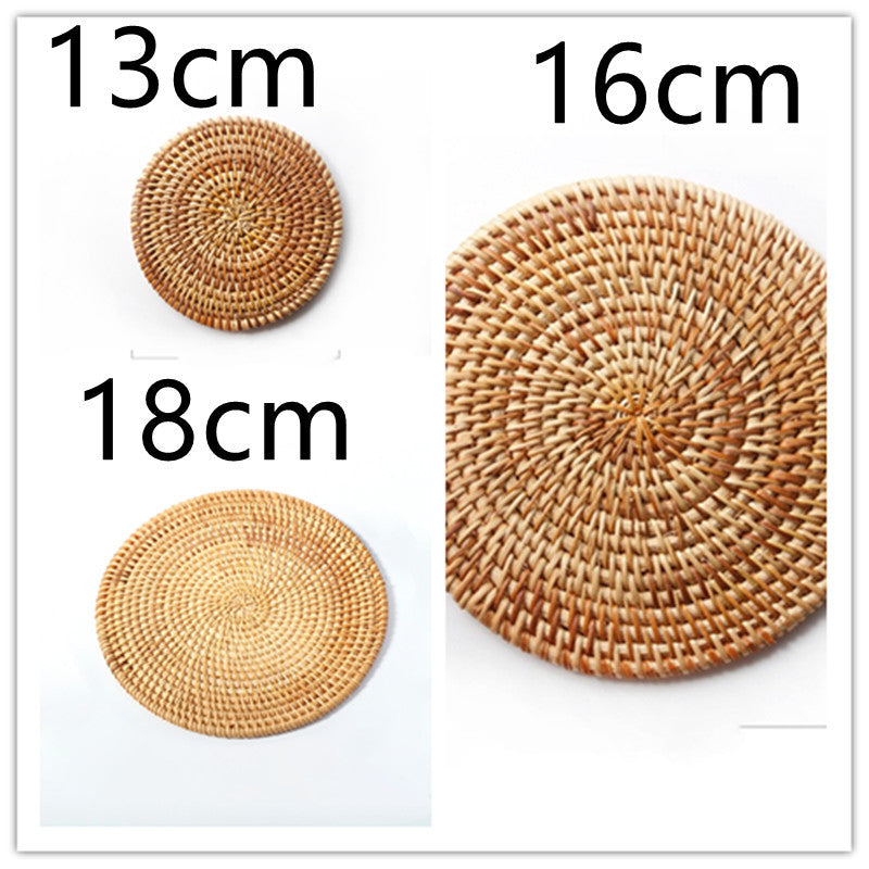 Vietnam Rattan Coasters for Round Table Tops