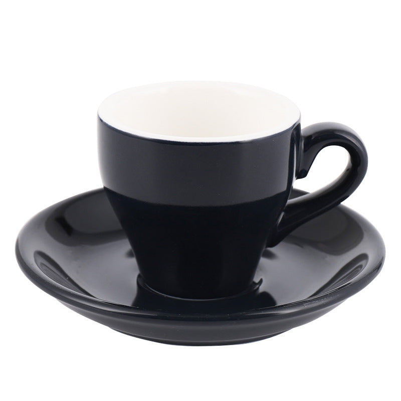 Restaurant Set Coffee Cup and Dish Ceramics Elegance