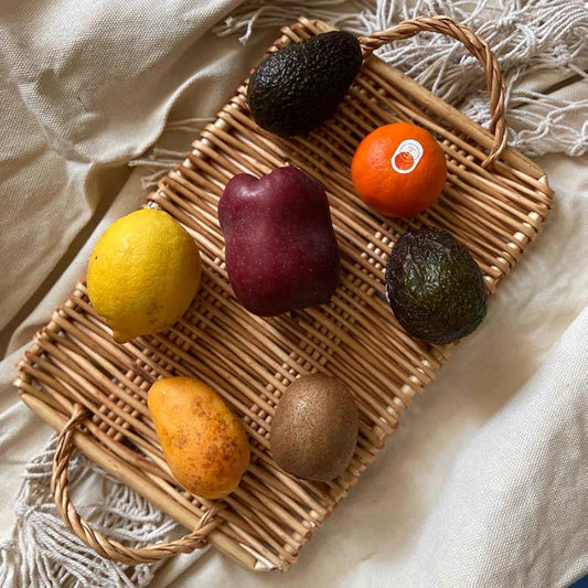 Hand-Woven Tray for Stylish Serving and Decor