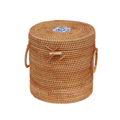 Vietnam Handmade Rattan Weave Tea Cans Unique Design