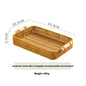 Rattan Baking Toasted Bread Rectangular Tray