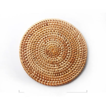 Vietnam Rattan Coasters for Round Table Tops