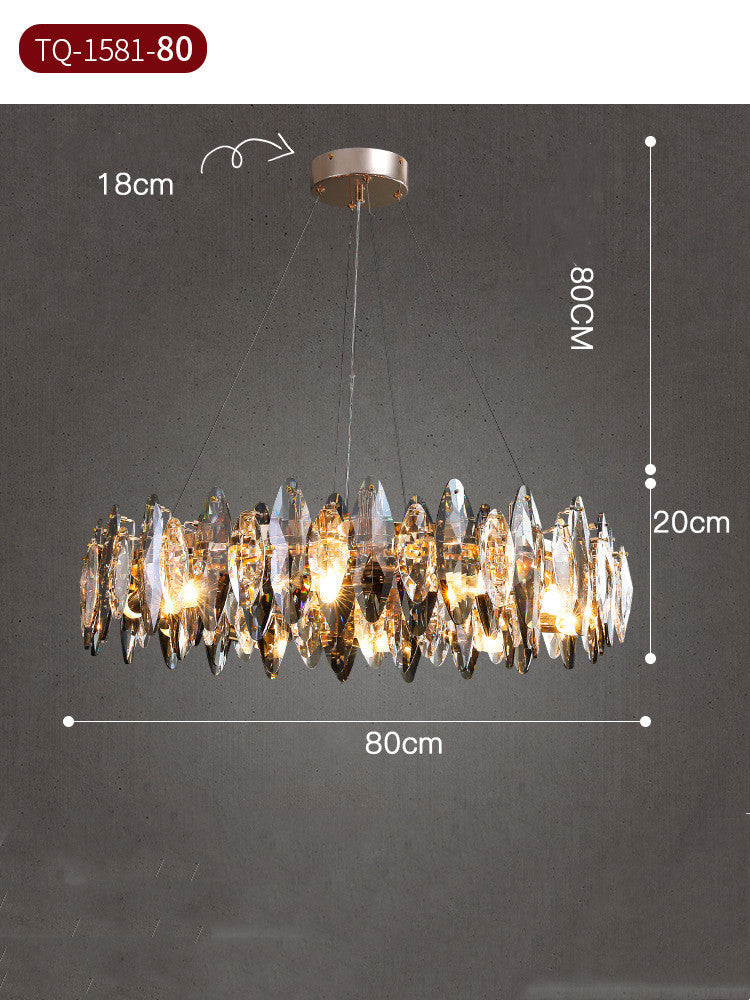 Living Room Light Luxury Crystal Modern Chandelier