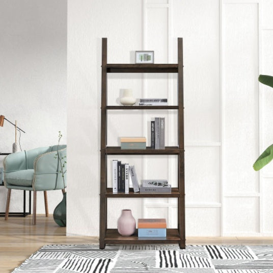 Shelves With Rubberwood Frames 5 Tiers