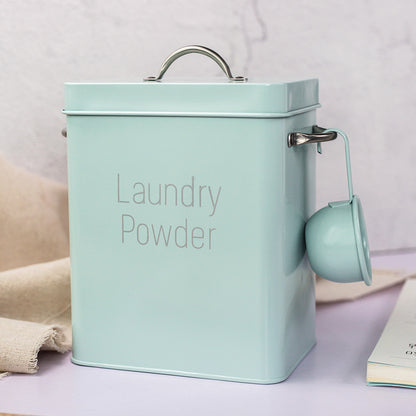 Nordic style washing powder bucket