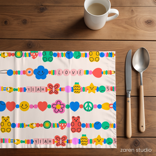 Placemat Set of 2 – Bead It Up! | Bubble Pop Collection