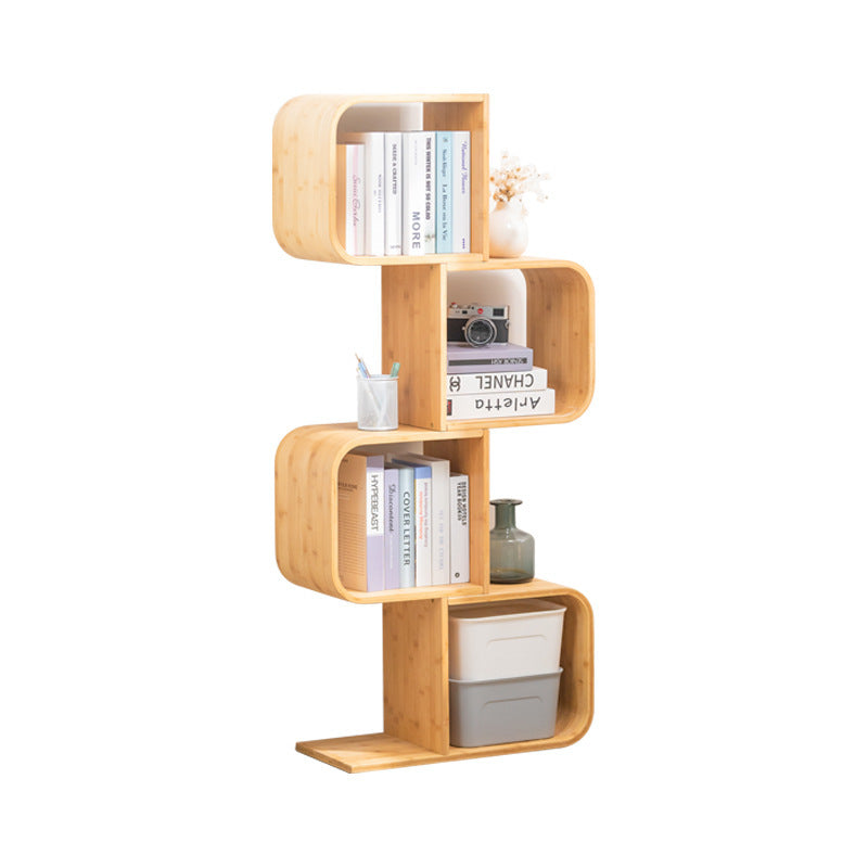 Floor-to-Floor Bookcase Solid Wood for Children