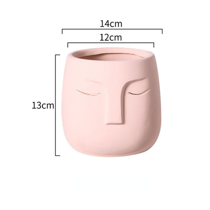 Nordic Abstract Figure Flowerpot Decoration