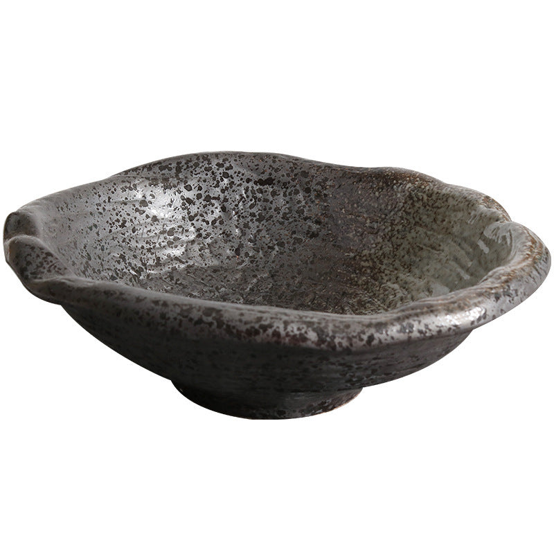 Irregular Ceramic Bowl Large Size Thickened Deep Bowl