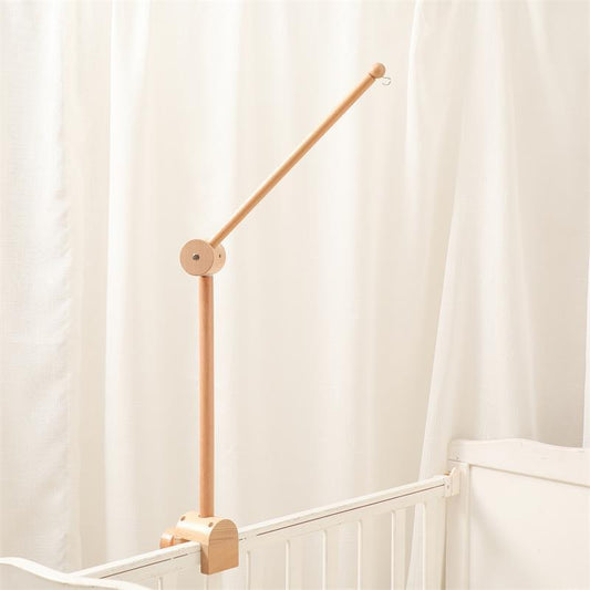 Wooden Rotating Arch Baby Crib Bed Bell Bracket