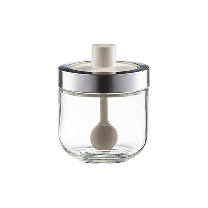 Household Kitchen Glass Spoon Cover Seasoning Jar