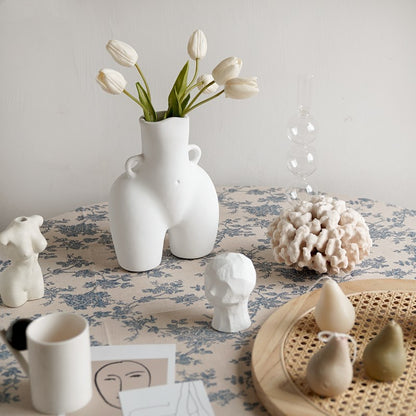 Nordic creative white ceramic vase