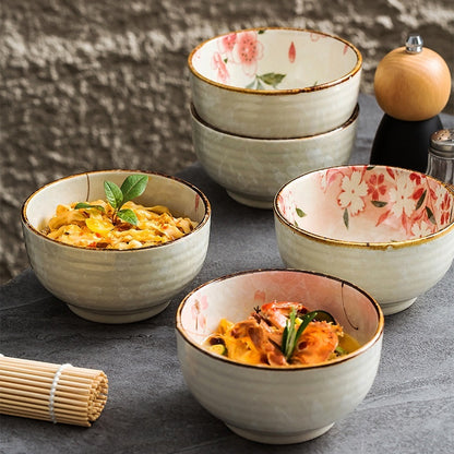 Ceramic Breakfast Bowl for Household Noodles