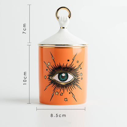 Ceramic Starry Eye Jar