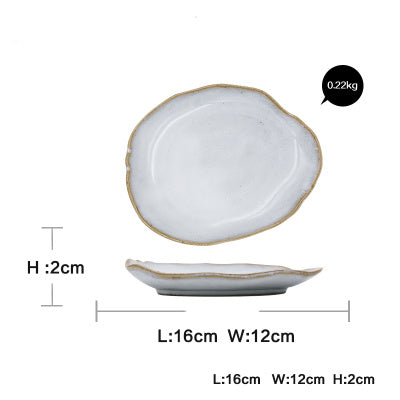 Irregular Ceramic Tableware for Stylish Dining