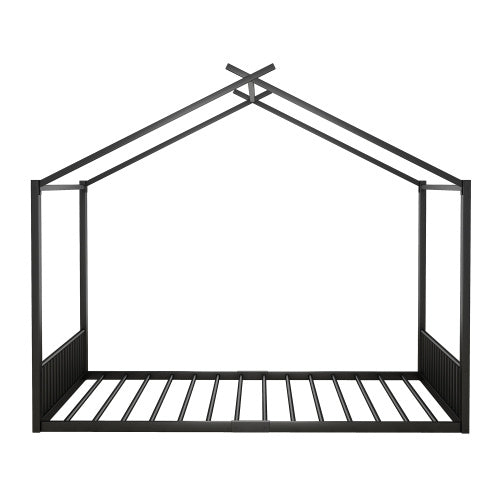 Stylish Metallic Black Crib for Kids