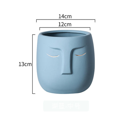 Nordic Abstract Figure Flowerpot Decoration