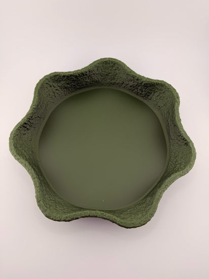 CREST sage tray styled as a catch-all