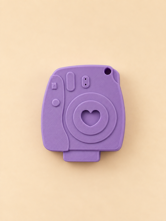 CLICK camera-shaped can opener in lavender