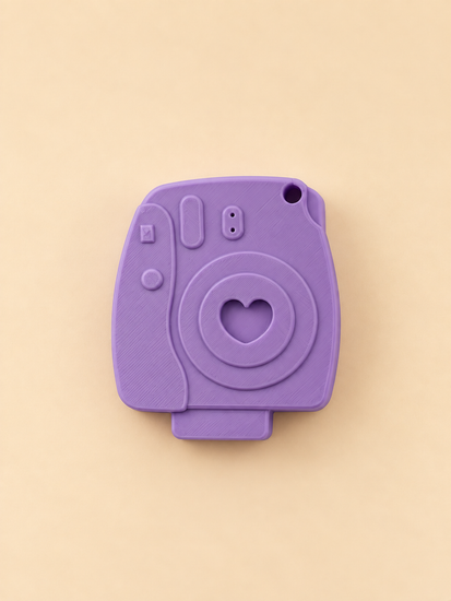 CLICK camera-shaped can opener in lavender