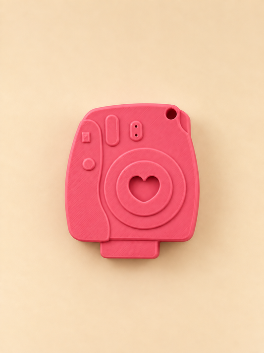 CLICK camera-shaped can opener in pink