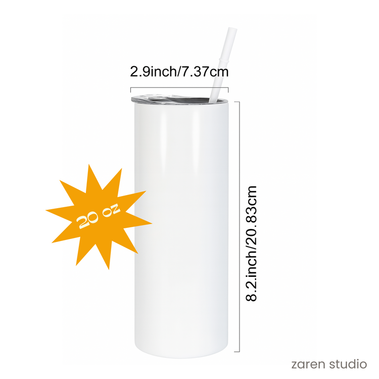 BLOOM Peach Garden tumbler, alternate view
