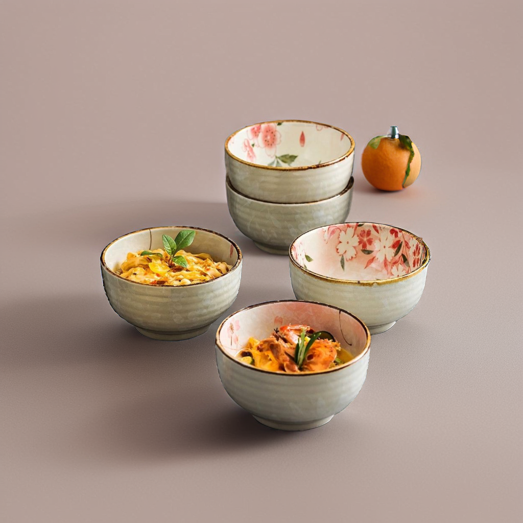 Ceramic Breakfast Bowl for Household Noodles