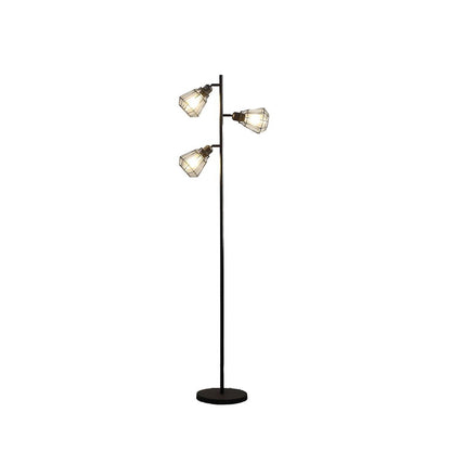 Adjustable Industrial Farmhouse Floor Lamp 65"