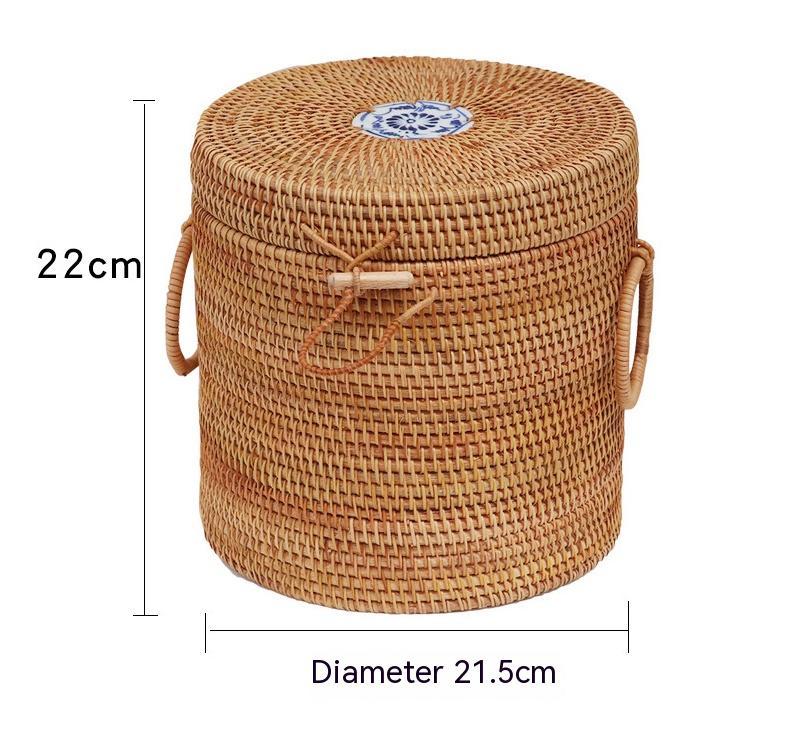 Vietnam Handmade Rattan Weave Tea Cans Unique Design