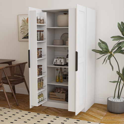 Elegant Kitchen Storage Cabinet Solution for Home