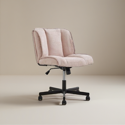 Adjustable And Swivel Computer Chair | Pink Edition