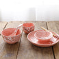 Japanese Style 6-Piece Rice Bowl and Chopsticks Set