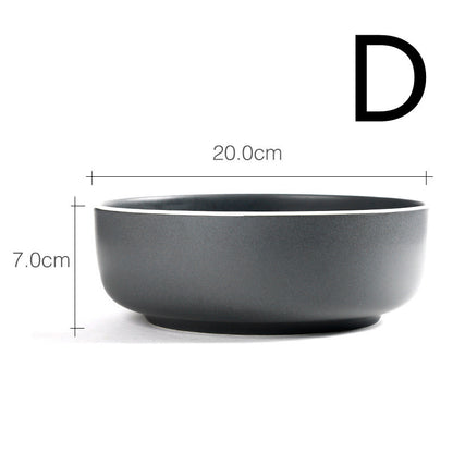 Nordic Dish Set Simple Ceramic Tableware Western Bowl