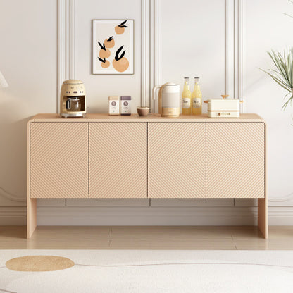 Minimalist Style 60-inch Large Storage Sideboard