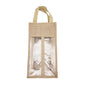 Nordic Jute Wine Bottle Handbag