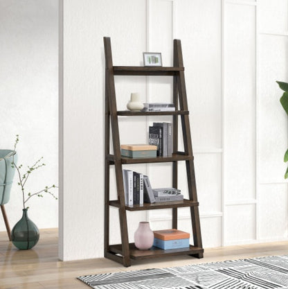 Shelves With Rubberwood Frames 5 Tiers