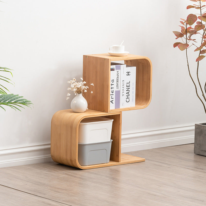 Floor-to-Floor Bookcase Solid Wood for Children