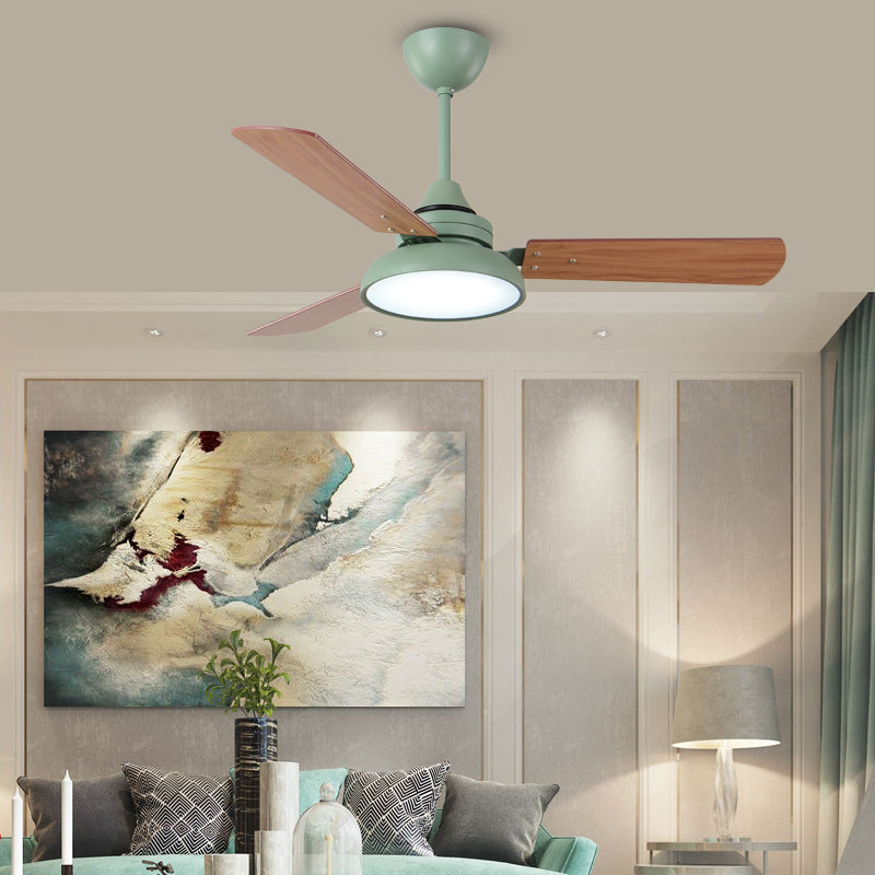 Nordic Ceiling Fan Lights Children's Quiet Chandelier Dining Room