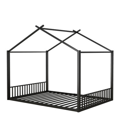 Stylish Metallic Black Crib for Kids