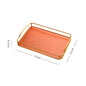 Household Rectangular Tea Tray for Cup Storage