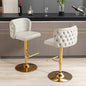 Modern Swivel Barstools – Adjustable PU Seat