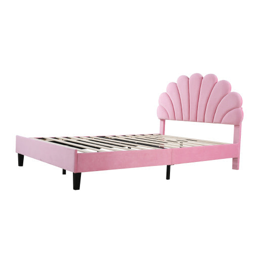 Linen Material With Metal Frame Bed Frame Design