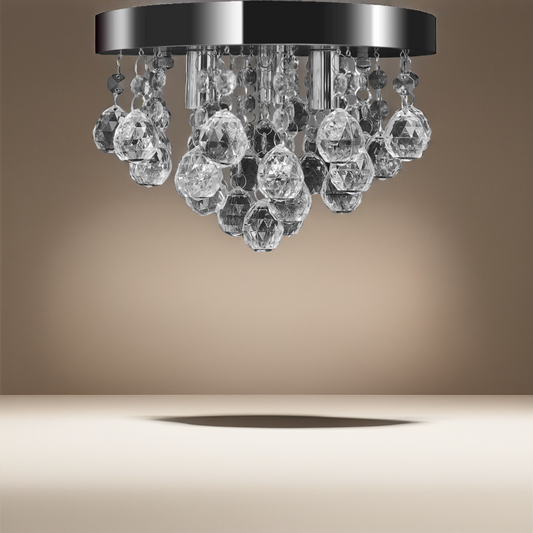 Elegant Crystal Ceiling Lamp for Luxurious Spaces