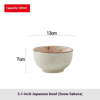 Ceramic Breakfast Bowl for Household Noodles