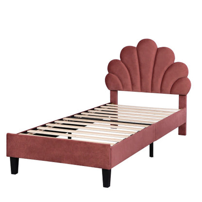 Linen Material With Metal Frame Bed Frame Design